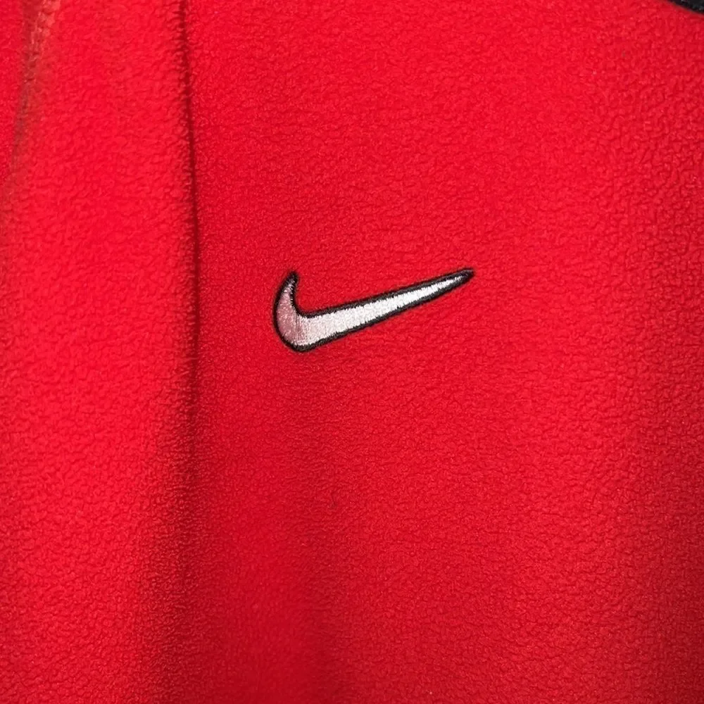 Nike Red Fleece Crewneck‎ Retro 90s Size XL